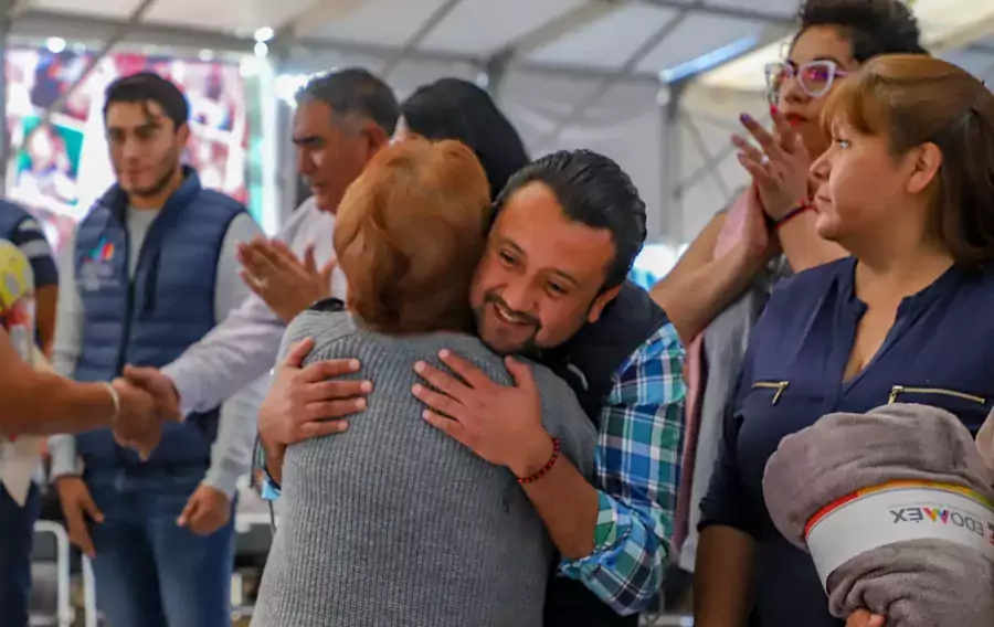 Durante la entrega de apoyos a 3 mil 500 beneficiarios jpg