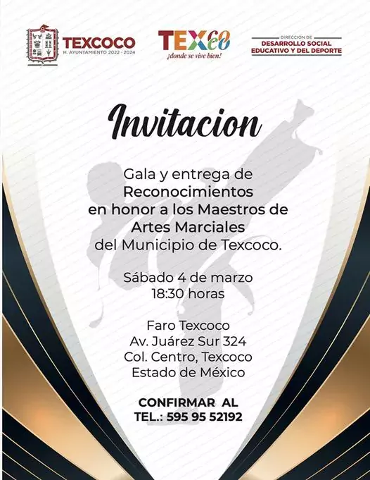 El Ayuntamiento de Texcoco te invita a la gala y jpg