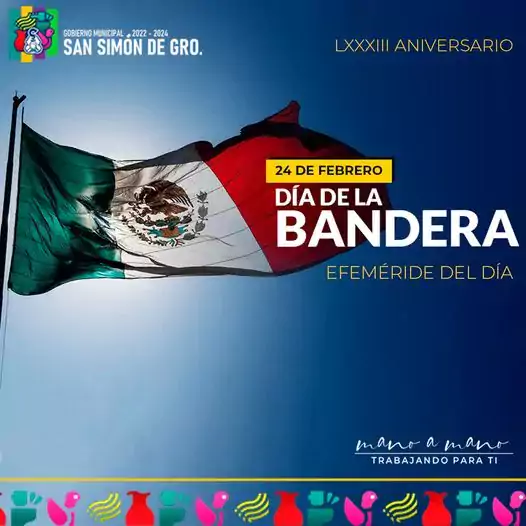 En Mexico celebramos el dia de la bandera desde el jpg