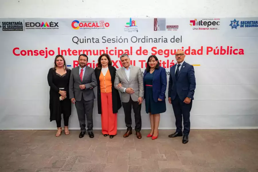 En la Quinta Sesion Ordinaria del Consejo Intermunicipal de Seguridad jpg