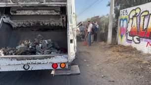 En vivo desde la brigada de limpieza en el camellon