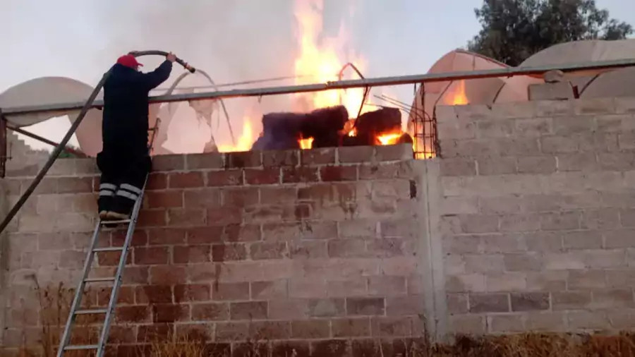 Esta manana se registro un incendio en la Calle del jpg