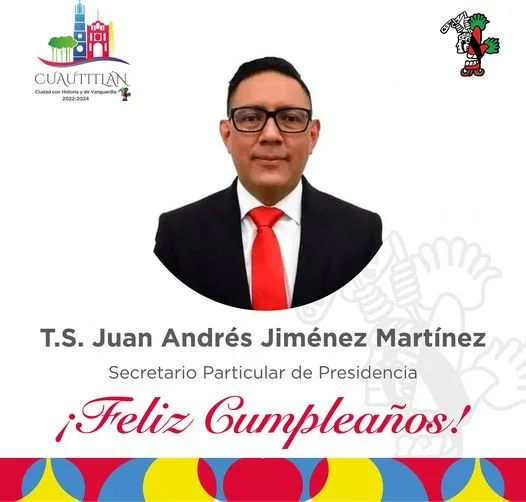 Felicitamos a nuestro Secretario Particular de Presidencia TS Juan jpg