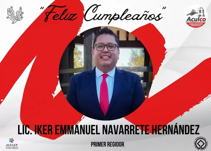 Felicitamos al Lic Iker Emmanuel Navarrete Hernandez Primer Regidor con jpg