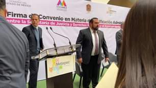 Firma de Convenio en Materia de Verificacion Administrativa entre la