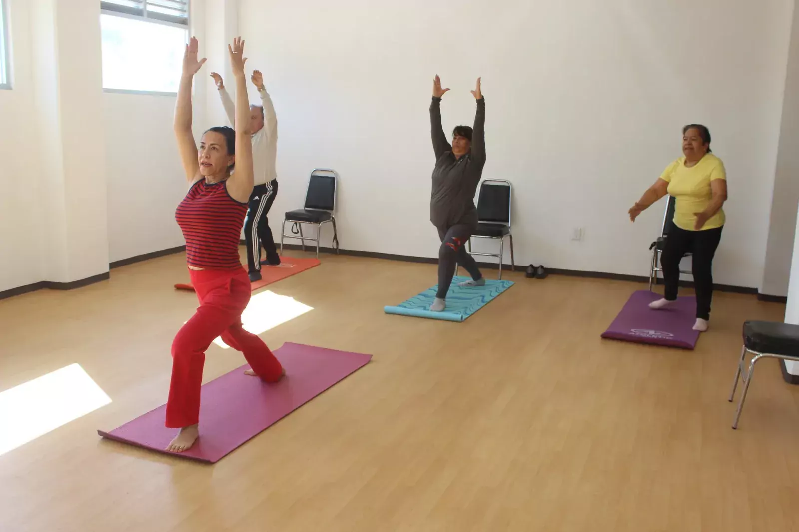 Forma parte de las clases de yoga que el Polideportivo jpg