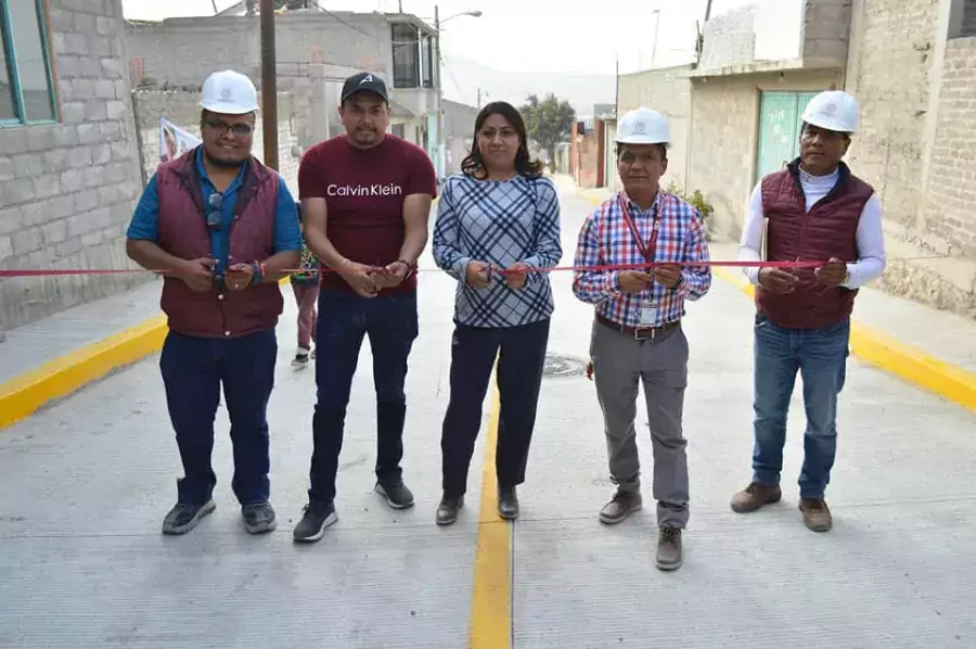 GOBIERNO DE CHIMALHUACAN ENTREGA OBRA DE PAVIMENTACION EN ZONA DE jpg