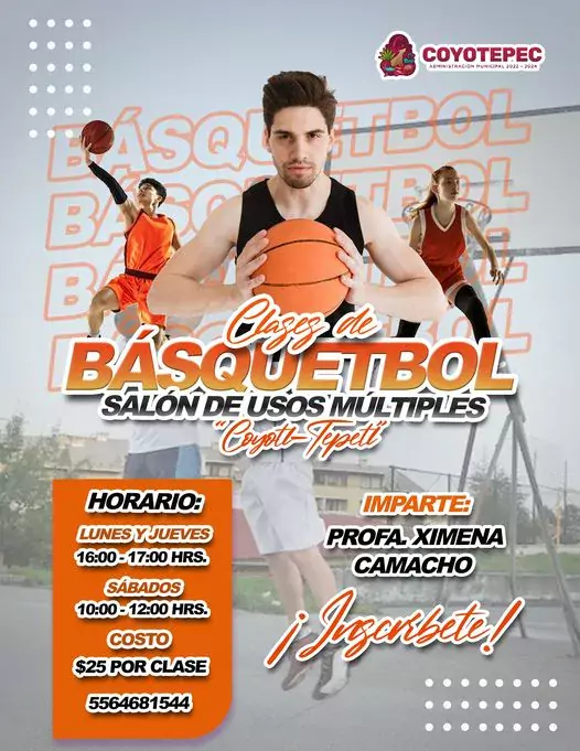 I Basquetbol Invitamos a todos los ciudadanos a inscribirse a jpg