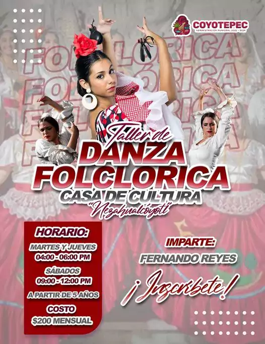 I DanzaFolclorica Los invitamos a inscribirse al taller de danza jpg