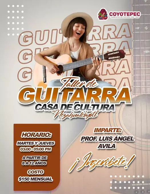 I Guitarra ¿Te gustaria aprender a tocar la guitarra Inscribete jpg