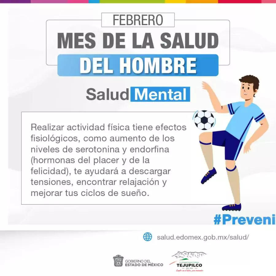 Infografia ¡Tu salud mental es importante realiza actividad fisica jpg