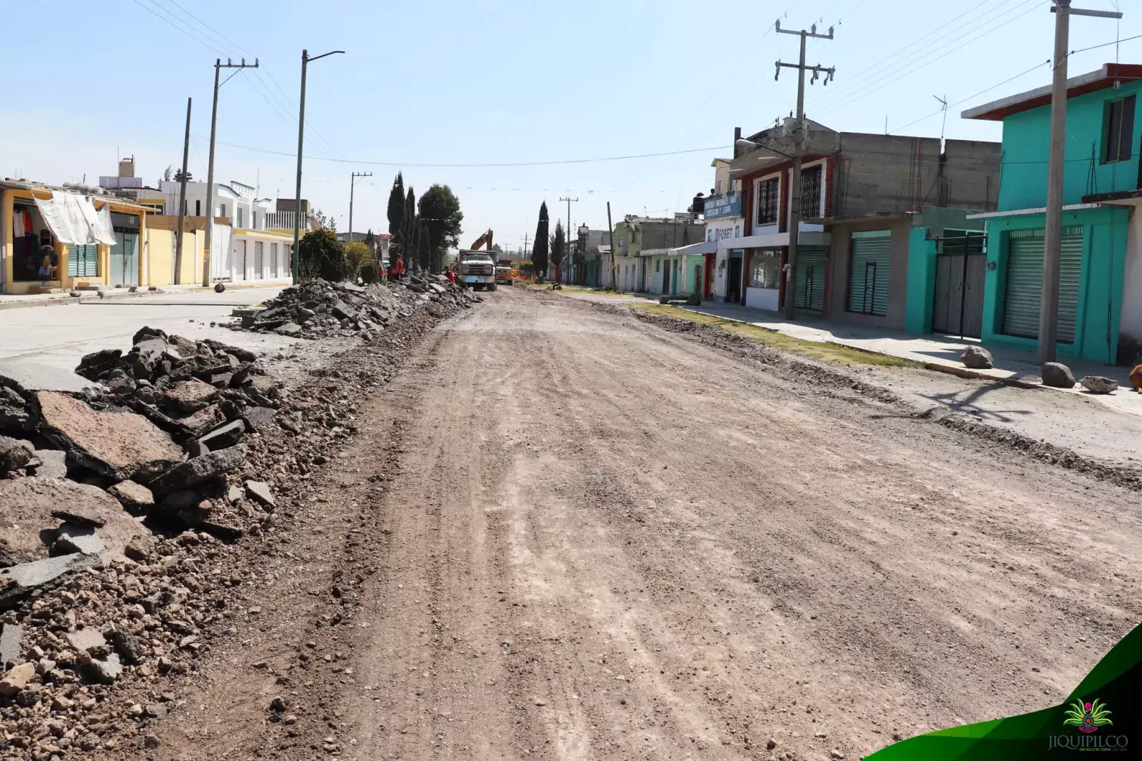 Iniciamos la pavimentacion con concreto hidraulico en la comunidad de jpg