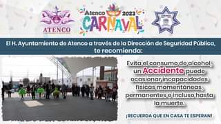 Inician los festejos del tradicional carnaval 2023 en donde las