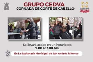 Jornada de Corte de Cabello este miercoles 08 de febrero