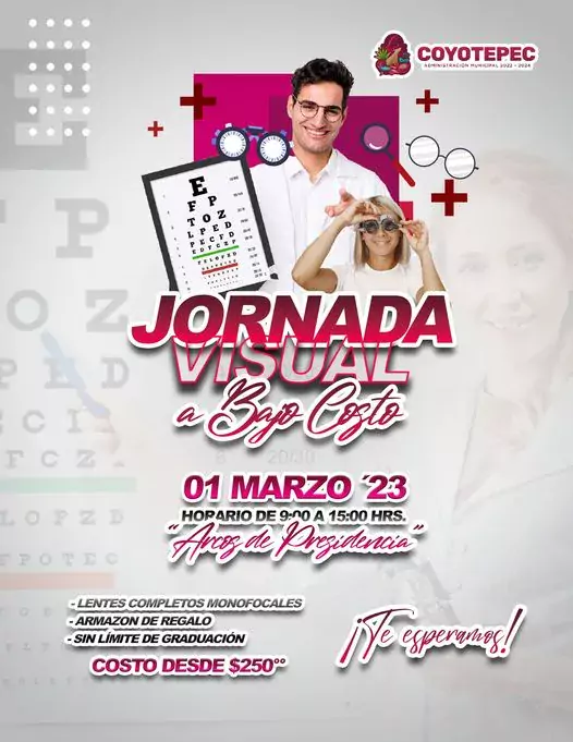 JornadaVisual Los esperamos en la jornada visual donde podras realizarte jpg