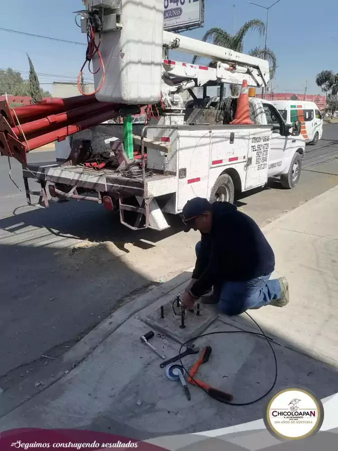 La Coordinacion de Alumbrado Publico y Electrificaciones continua realizando su jpg