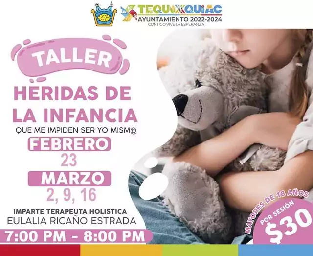 La Direccion de Bienestar Social te invita al taller Heridas jpg