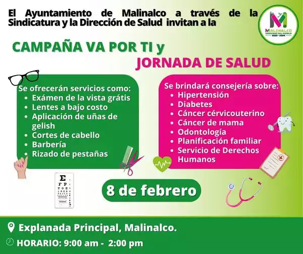 La salud y el bienestar de los malinalquenses es lo jpg