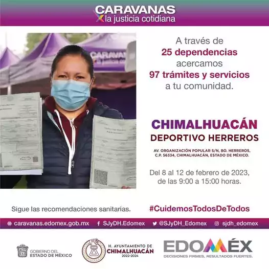 Llegan a Chimalhuacan las Caravanas por la Justicia Cotidiana a jpg