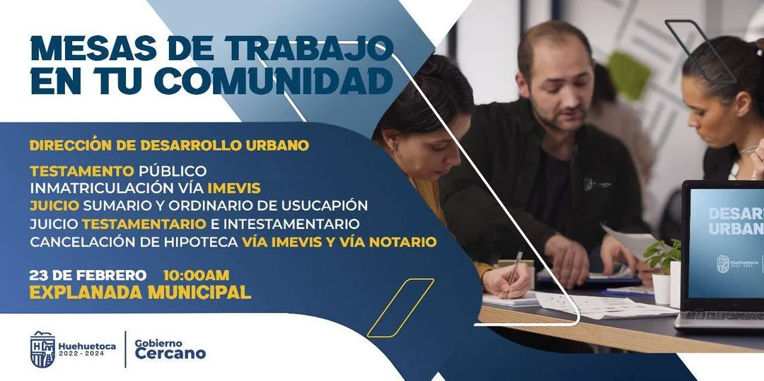 Mesas de trabajo en tu comunidad jpg