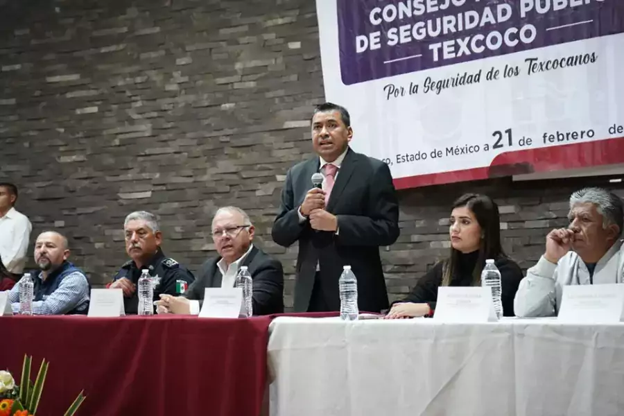 Miembros del Ayuntamiento de Texcoco y otras instancias de seguridad jpg