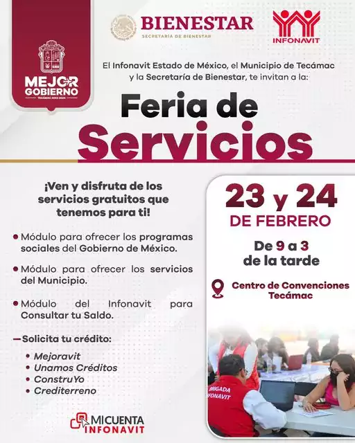 No olvides acudir a la FeriadeServicios que en coordinacion con jpg