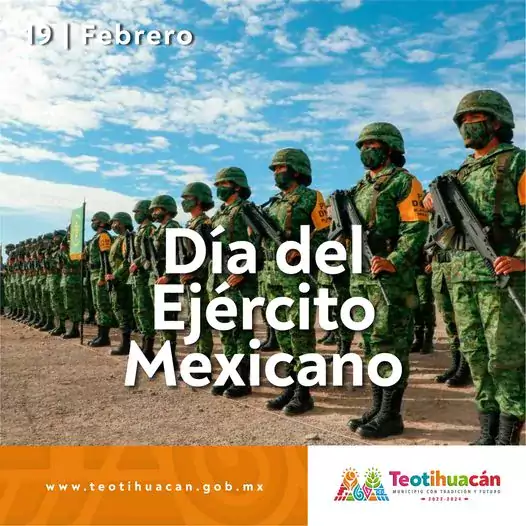 Nuestra felicitacion a todos los integrantes del Ejercito Nacional Mexicano jpg