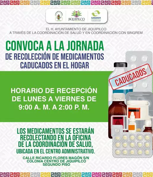 Nuevamente te invitamos a la recoleccion de medicamentos caducos que jpg