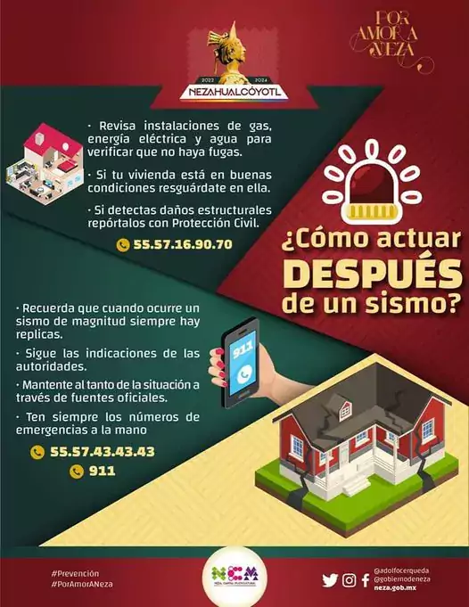 Prevencion ¿Sabes que hacer despues de un sismo Es jpg