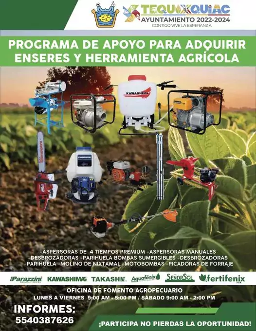 Queridos agricultores ya comenzamos con el PROGRAMA DE APOYO PARA jpg