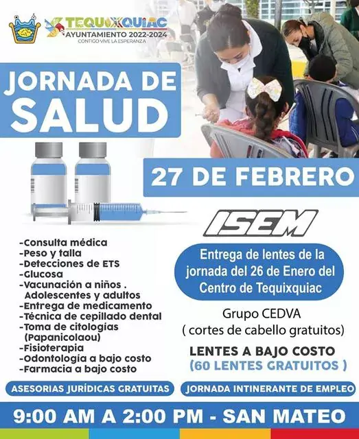 Recuerden que manana tenemos una Jornada de Salud en la jpg