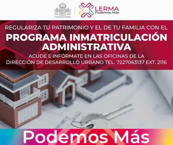 Regulariza tu patrimonio a traves del programa Inmatriculacion Administrativa en jpg