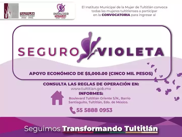 Se convoca a todas las mujeres del Municipio de Tultitlan jpg