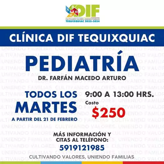 Servicio de Pediatria en la Clinica DIF Tequixquiac todos los jpg