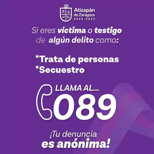 Si conoces o fuiste victima de un caso de trata jpg