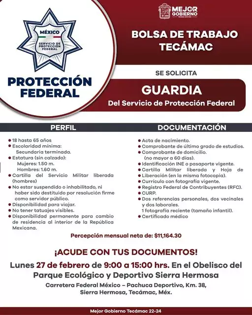 Si te interesa esta vacante acude con tus documentos manana jpg