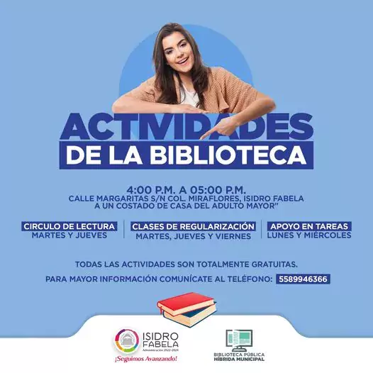 Te compartimos las actividades vigentes de la BibliotecaHibridaMunicipal aprov jpg