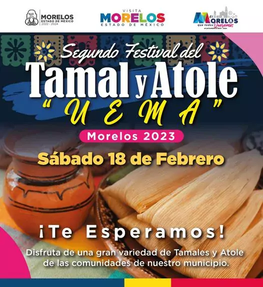 Te Esperamos El Próximo Sábado 18 De Febrero En Nuestro 2do Festival Del Tamal Y Estado De México 8243
