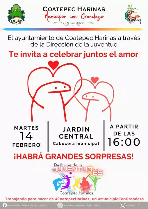 Te invitamos a celebrar juntos este 14DeFebrero ¡Habra grandes sorpresas jpg