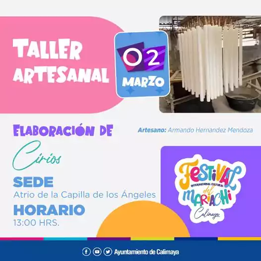 Te invitamos al TallerArtesanal Elaboracion de Cirios en el que jpg