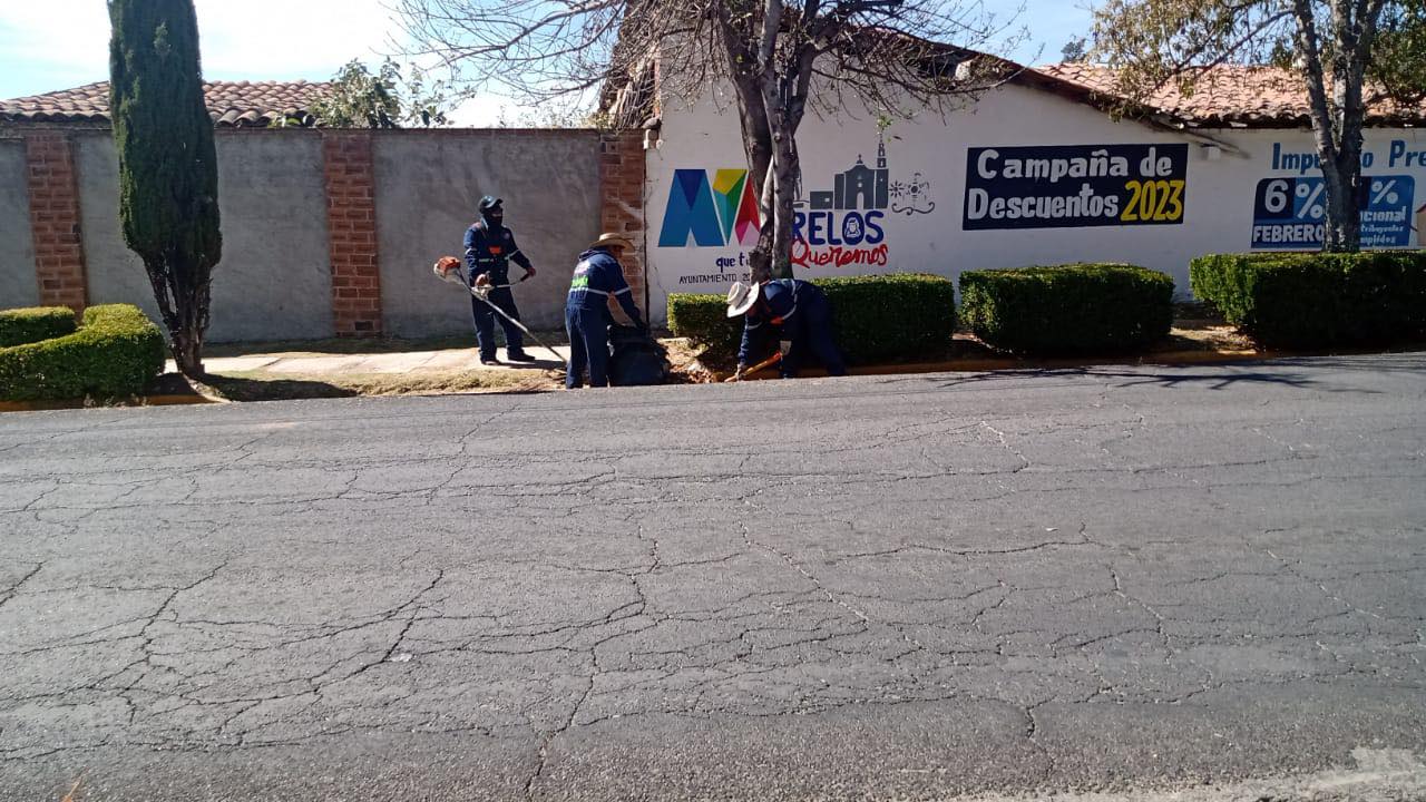 Trabajamos diariamente para mantener nuestras calles limpias y en buenas