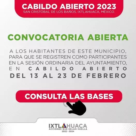 Tu participacion es fundamental para construir un municipio triunfador jpg