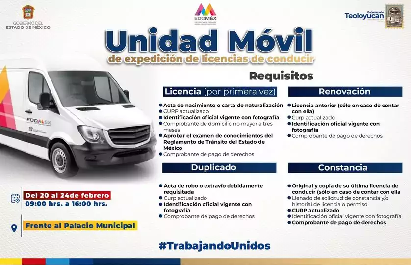 Unidad Movil de Expedicion de Licencias de Conducir Para mayor jpg