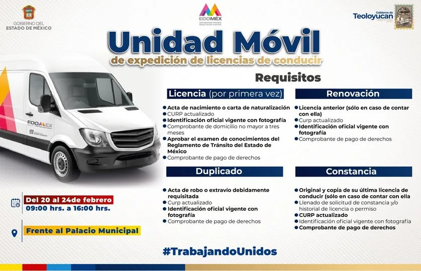 Unidad Movil de Expedicion de Licencias de Conducir jpg