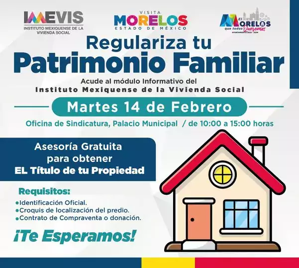 Ven y regulariza tu patrimonio familiar en el modulo informativo jpg