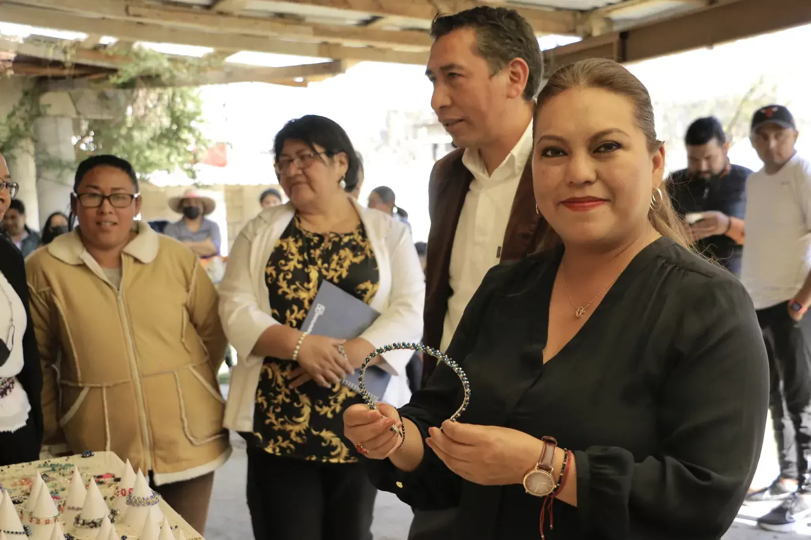 ¡Acudimos con nuestra presidenta municipal a la demostracion de los jpg