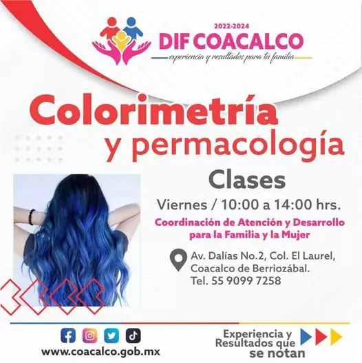 ¡Aprende estilismo profesional en las clases de Colorimetria y Permacologia jpg