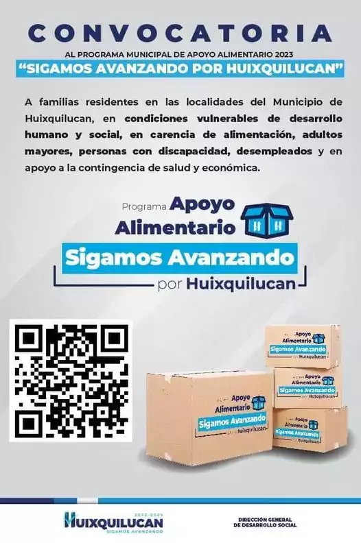 ¡Atencion Esta abierta la convocatoria para el Apoyo Alimentario Sigamos jpg