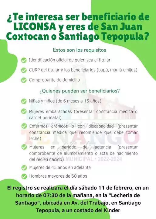 ¡Atencion comunidad de San Juan Coxtocan y Santiago Tepopula jpg