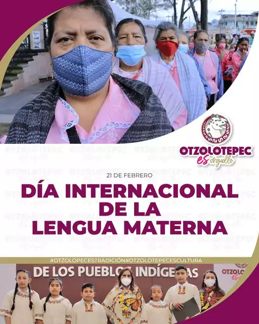 ¡Con orgullo de nuestras lenguas maternas ¡Hoy 21 de Febrero jpg